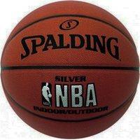 Spalding NBA Silver Indoor/Outdoor Basketball - Size 7