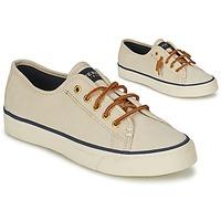 sperry top sider seacoast womens shoes trainers in beige