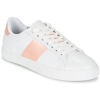 spot on revillia womens shoes trainers in white