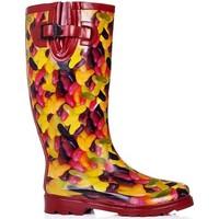 Spylovebuy ARCTIC Flat Jelly Bean Festival Wellies Rain Boots women\'s Wellington Boots in Multicolour