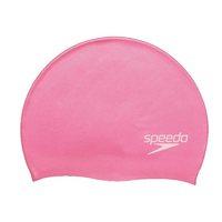 Speedo Plain Moulded Silicone Cap - Pink