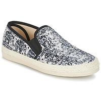 spiral virginia womens espadrilles casual shoes in black