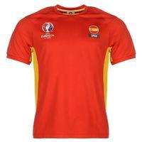 spain uefa euro 2016 poly training tee red