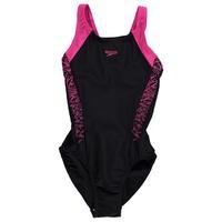 Speedo Boom Medallist Back Swimming Costume Junior Girls