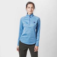 sprayway womens roche quarter zip fleece mid blue mid blue