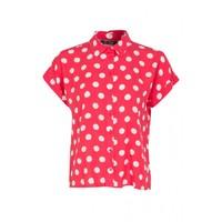 SPOT PRINT VISCOSE SHIRT