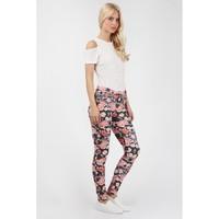 SPRING FLORAL PRINT JEGGINGS