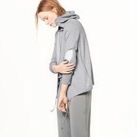 Sporty Hoodie - Grey Melange