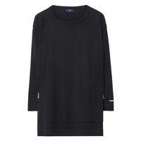 Sporty Tunic Jumper - Black