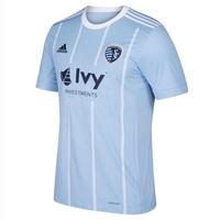 sporting kansas city home shirt 2017 18 kids blue