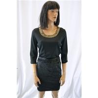 Sparkle & Fade Large Black Velvet Mini Skirt