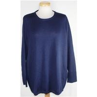 Spirito di Artigiano - size 20/22 - navy - wool blend jumper