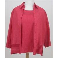 Spring Breeze, size 18 red vest and long sleeved shirt