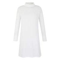 split side roll neck tunic