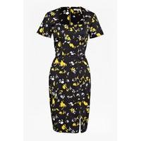 spring blossom fitted dress
