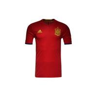 Spain EURO 2016 Home Authentic S/S adiZero Football Shirt
