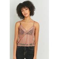 Sparkle & Fade Liquid Frill Tank Top, PINK