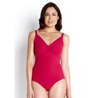 speedo sculpture watergem red swimsuit