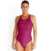 Speedo Monogram All Over Muscle Back Swimsuit