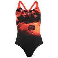 speedo spacedust powerback swimsuit ladies