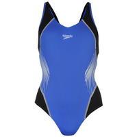 Speedo Fit Splice Swimming Costume Ladies