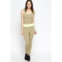 Speckled Contrast Sports Leggings