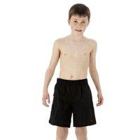 Speedo Solid Leisure Boys Swimming Shorts - Black, 28\