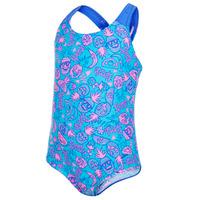 speedo essential allover infant girls swimsuit 2 year