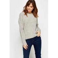 Speckled Dip Hem Jumper