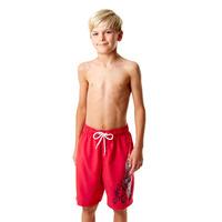 Speedo Graphic Logo 17 Inch Boys Watershorts - Red, L