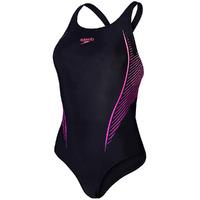 Speedo Endurance 10 Samba Blend Placement Powerback Ladies Swimsuit - 32\