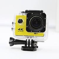 Sports Action Camera 4K WIFI Waterproof 12MP High Defenition 2.0 Inch Sports DV 170 Degree Yellow