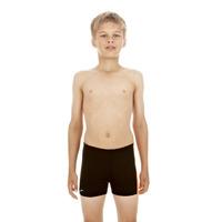 Speedo Logo Splice Boys Aquashort - Black/Tangerine/Mystic, 32\