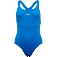 Speedo Womens Essential Medalist One Piece Swimsuit Blue