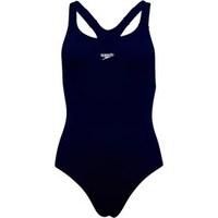 speedo womens essential medalist one piece swimsuit navy