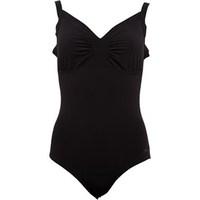 Speedo Womens Watergem Adjustable One Piece Swimsuit Black