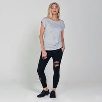 sportfx edition distressed jogging bottoms ladies