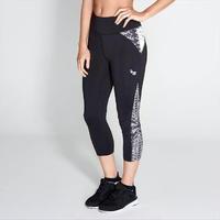 SportFX Geometric Panel Capri Leggings Ladies