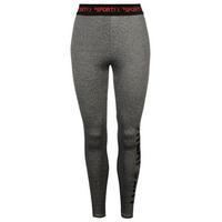 Sport FX Black on Grey Sweat Smart Sweat Sexy Leggings Ladies