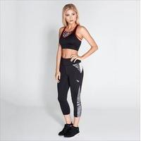 sport fx geometric panel capri leggings ladies