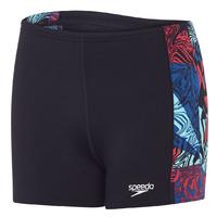 speedo endurance plus astro ignite allover panel boys aquashorts 32