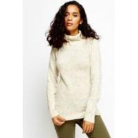 Speckled Roll Neck Jumper