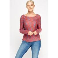 Speckled Knit Round Neck Jumper