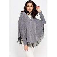 Speckled Box Poncho Jumper