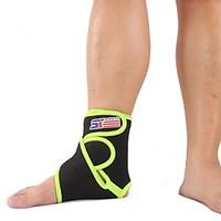 Sports Basketball Elastic Silicone Ankle Foot Brace Support Wra - Free Size