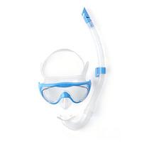 speedo glide junior mask and snorkel set blue