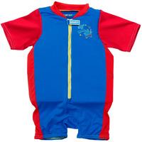Speedo Sea Squad Floatsuit - Blue/Red, 3 - 4 Years