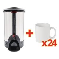 Special Offer Caterlite 8Ltr Water Boiler with 24 Free Mugs