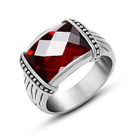 Special Offer New Arrival Bridal Sets Cute Jewelry Huge Natural arnet Ring Class arnet Male Red Stone Huge Ring