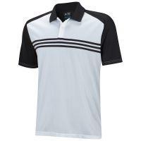 Sport Classic 3-Stripe Polo Shirts - White/Black